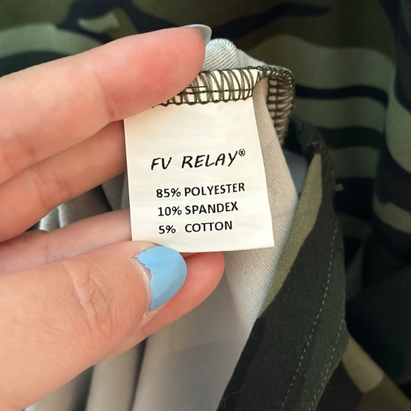 Short Sleeve Camo T-Shirt Dress - Picture 4 of 6